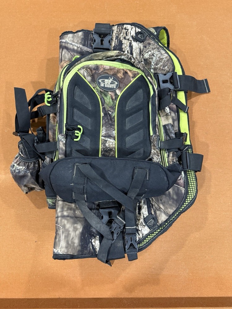 In Sight Camouflage Hunting Backpack with Multiple Storage Pockets