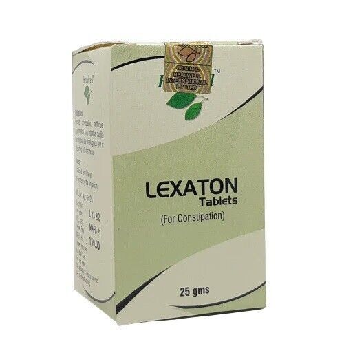 Homeopathic Lexaton (25gm Tablets) Helpful in Regulating Bowel Movement