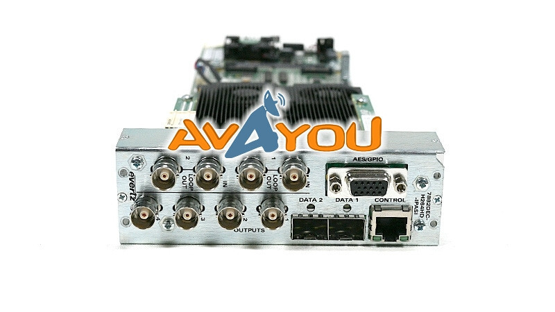 Evertz 7882DEC-H264HD-IPASI HD/SD MPEG2 and H.264 Decoder IPTV +3RU