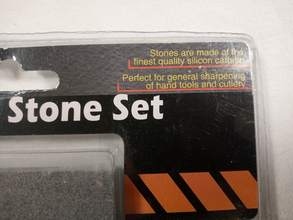 Sterling Tools Sharpening Stone Set Silicon Carbide For Cutlery & Tools