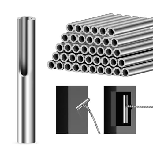 40 Pack/8" Invisible Cable Railing Kit Terminal 36" 1 Toggle Anchor-40 Pack