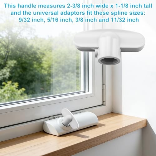 H 3892 Window Crank Handle Operator Handle for Andersen Crank Handle, 3/8" T