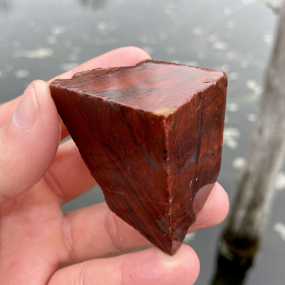 Deep Red Jasper Lapidary Rough 3.75 Oz