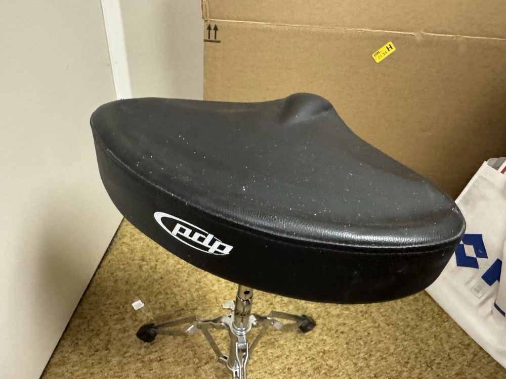 PDP Bicycle Saddle Style Drum Throne - Adjustable Height - Double Braced