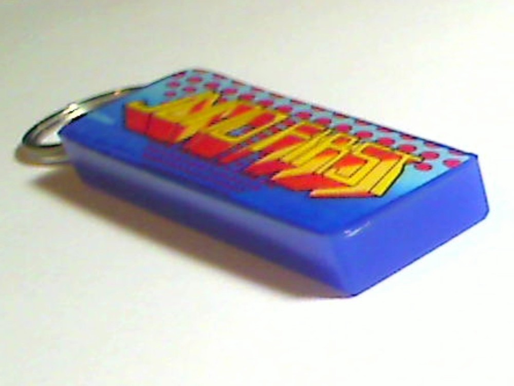 Juno First Arcade Marquee Coin Door accessory Keychain