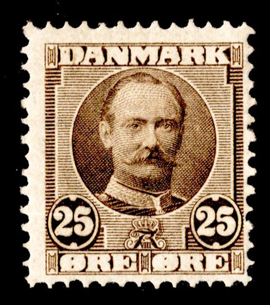 Denmark Scott 75 Unused hinged.