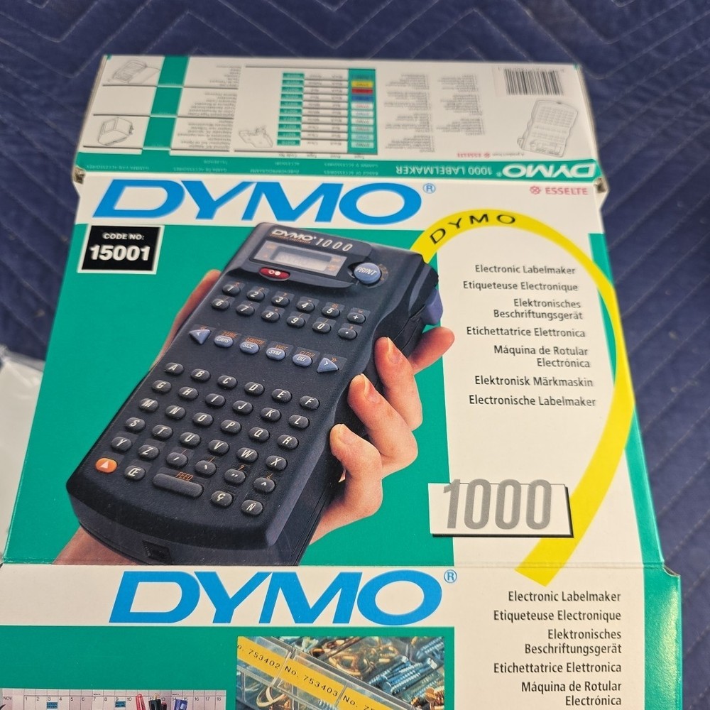 Dymo 1000 Electronic Label Maker with Manual
