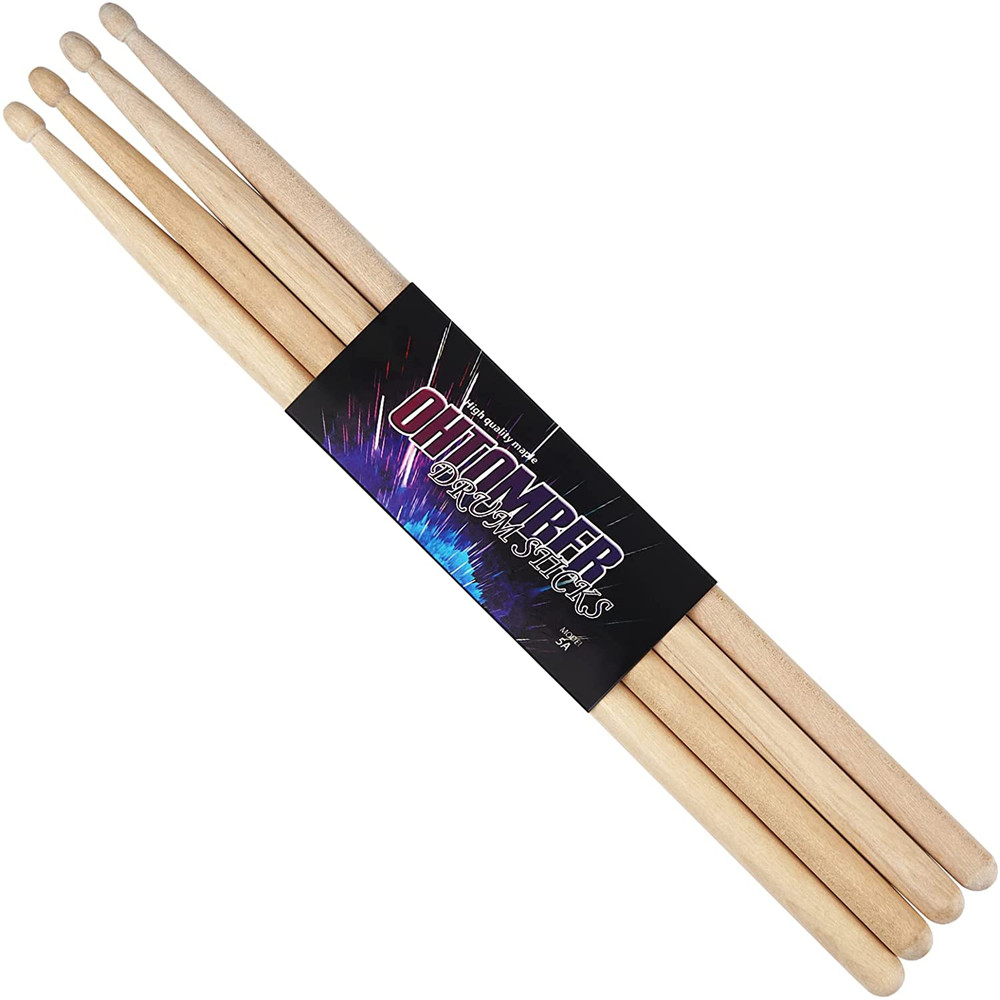 Drum Sticks, 2 Pair 5A Maple Drumsticks
