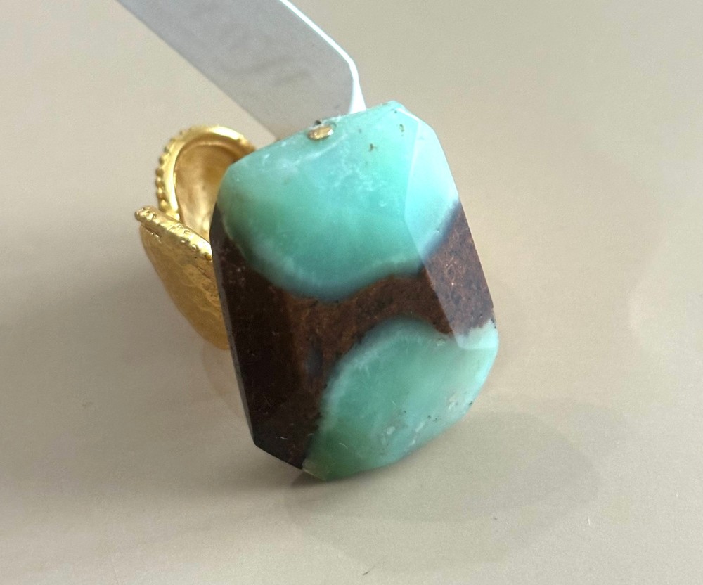GREEN WITHOUT ENVY Ring 2 | Chrysoprase Gemstone | GF