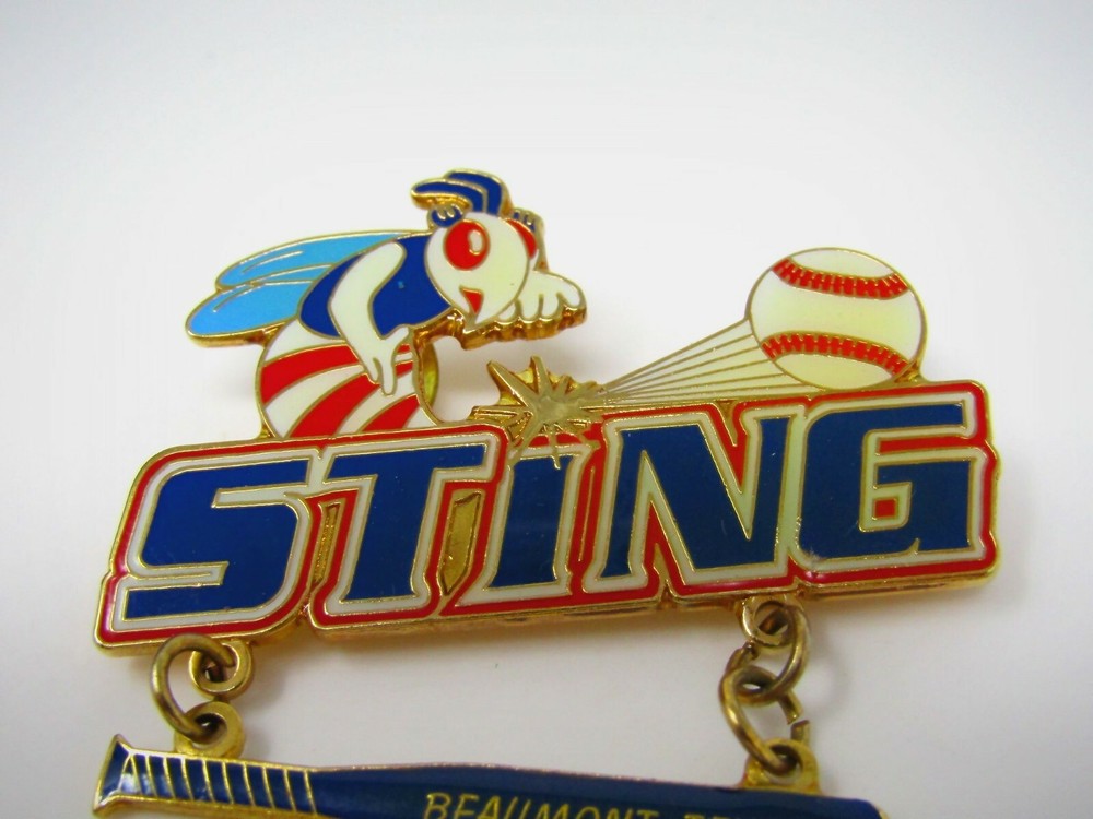 Beaumont Texas Baseball Sting Pin