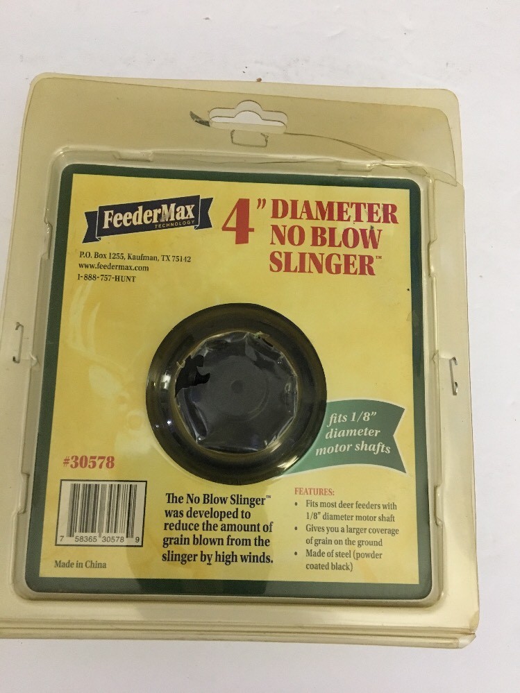 FeederMax 4" Diameter No Blow Slinger