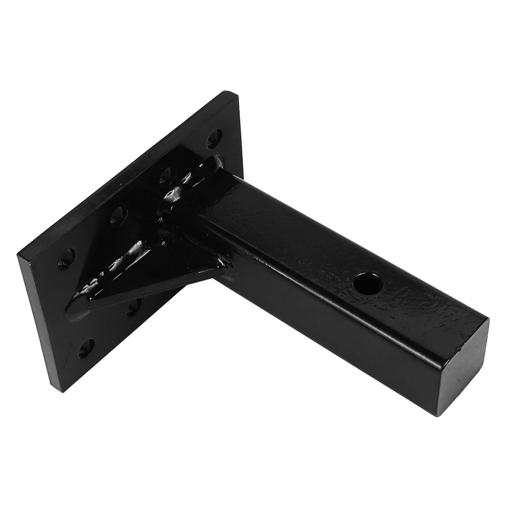 Solid 8-Hole 10000lb Square-Hook Mount For 2" Square Tow Hitch Receiver Adjustab