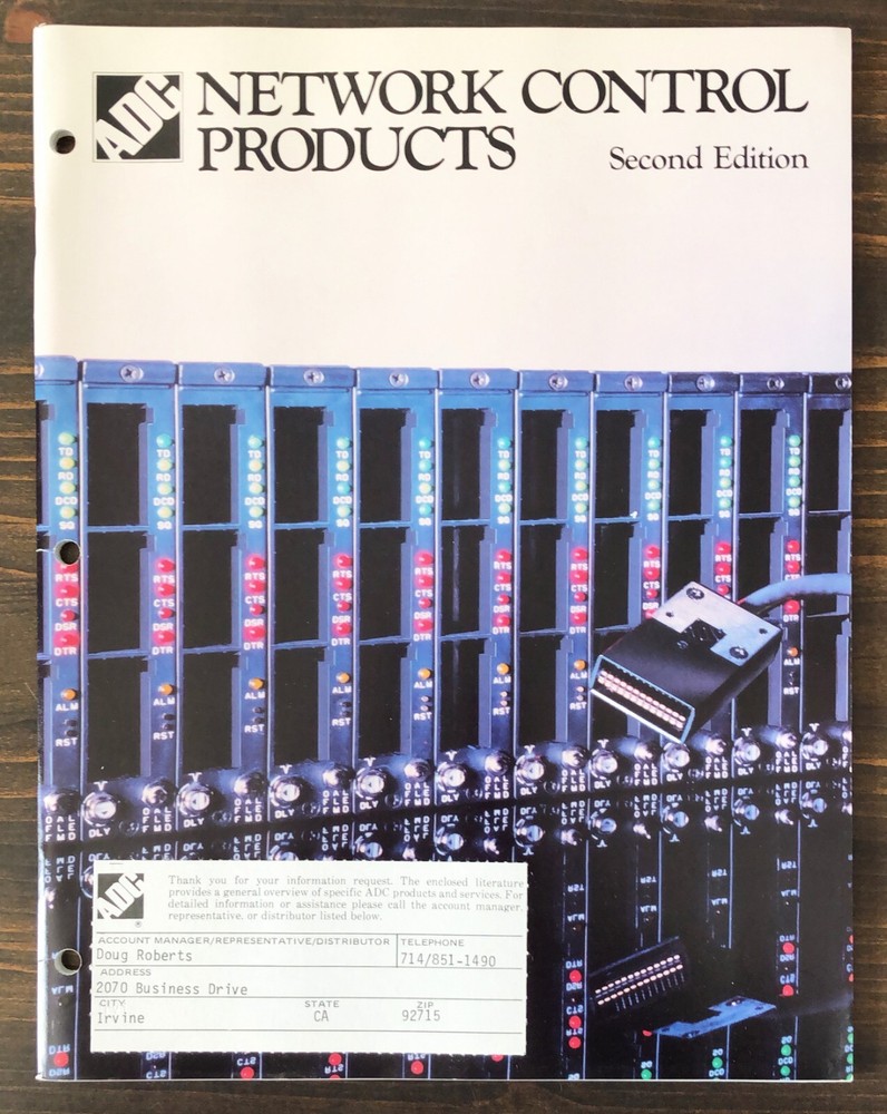 ADC - Network Control Products Catalog (1984)