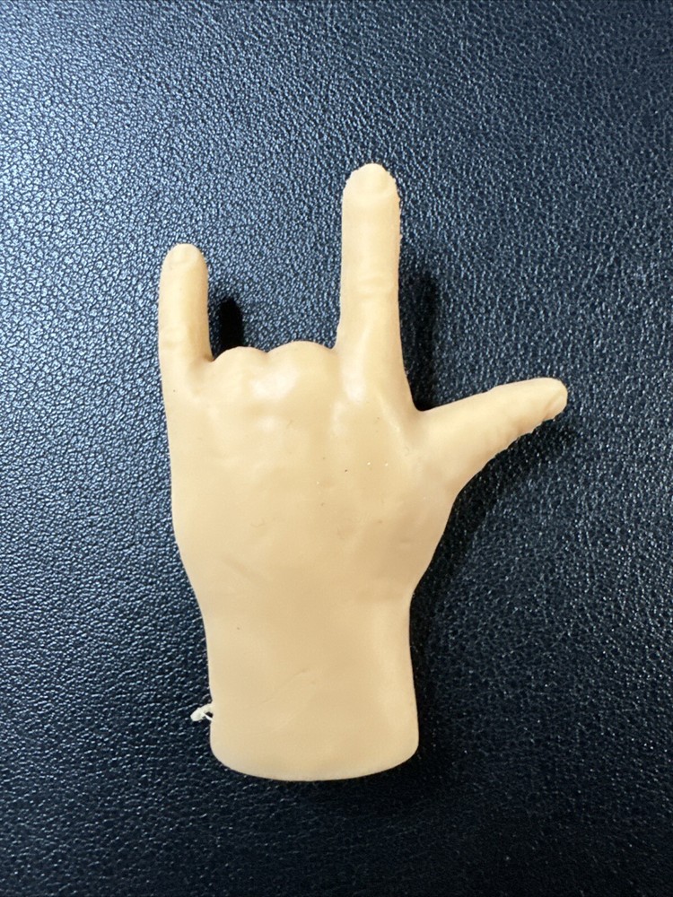 Tiny ‘Rock & Roll” Hands Finger Puppet (Left Hand)