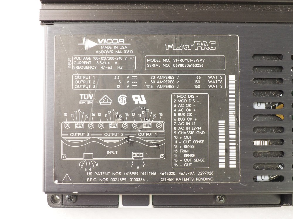 VICOR VI-RUY01-EWVV FLATPAC Switching Power Supply