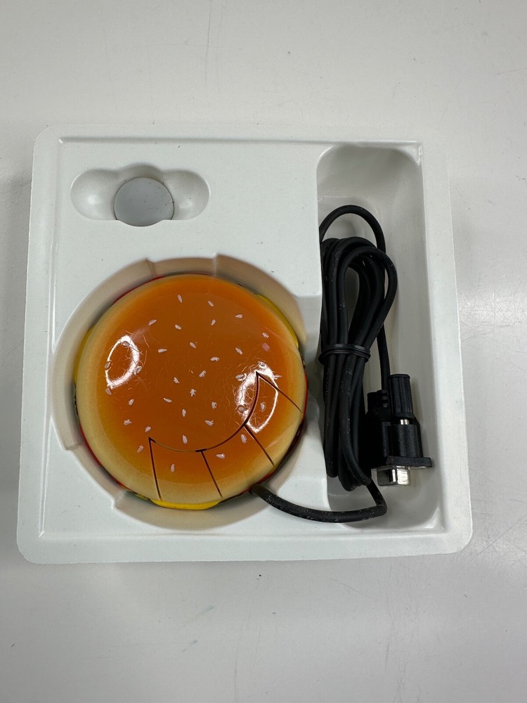 Computer Mouse Burger Mouse Sunnyline Serial Ball Vintage New