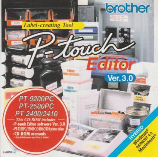 P-Touch Editor 3 PC MAC CD label creating creation create design own multiple