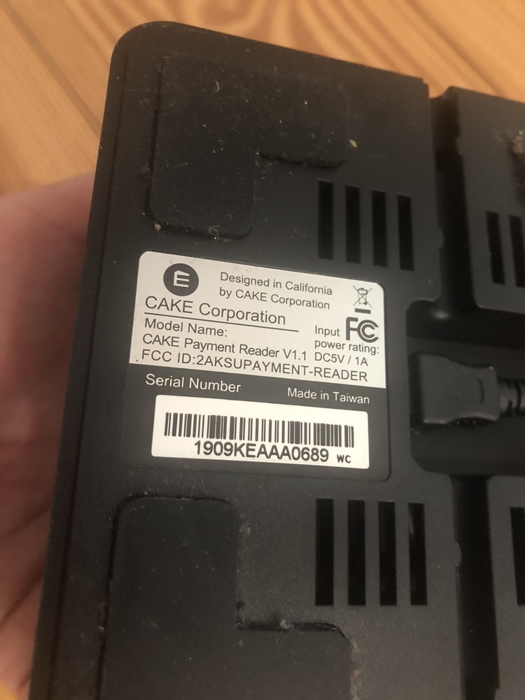 CAKE DC5V/1A V1.1 POS CARD PAYMENT READER