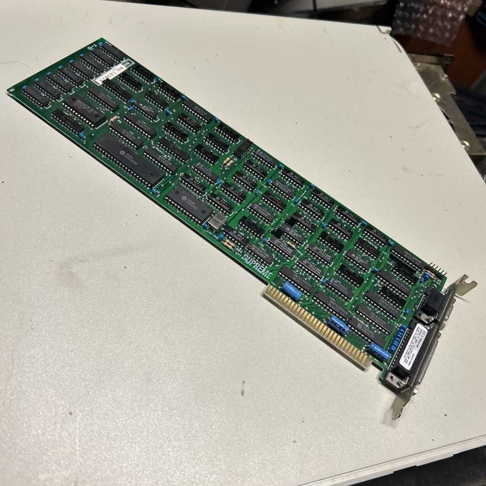IBM PC XT BLACK&WHITE / PARALLEL MONOCHROM 8 BIT ISA VIDEO CARD tested