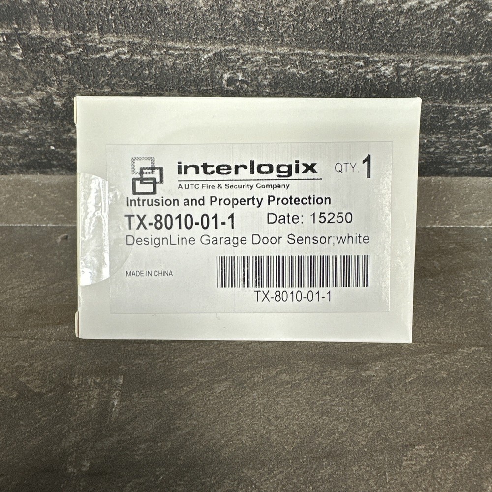 Interlogix DesignLine Garage Door Sensor White TX-8010-01-1