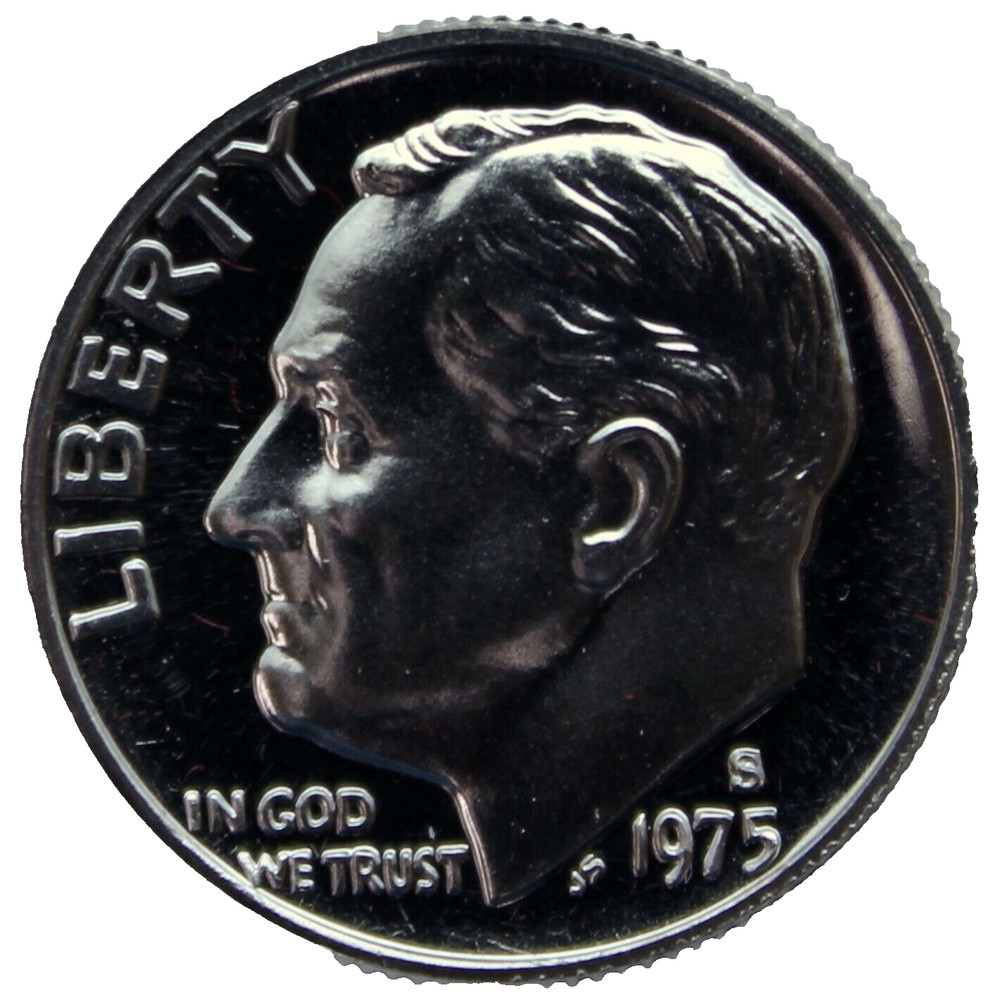 1975-S Proof Roosevelt Dime