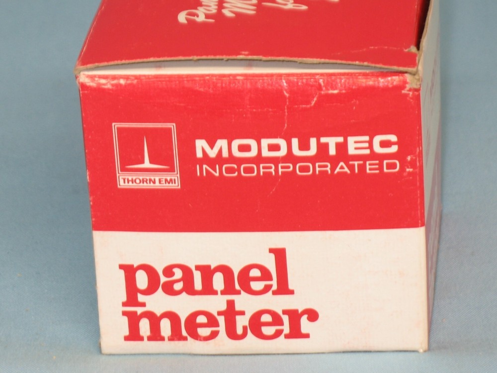 MODUTEC ~ MODEL # 00811116E ~ ANALOG PANEL METER ~ NOS