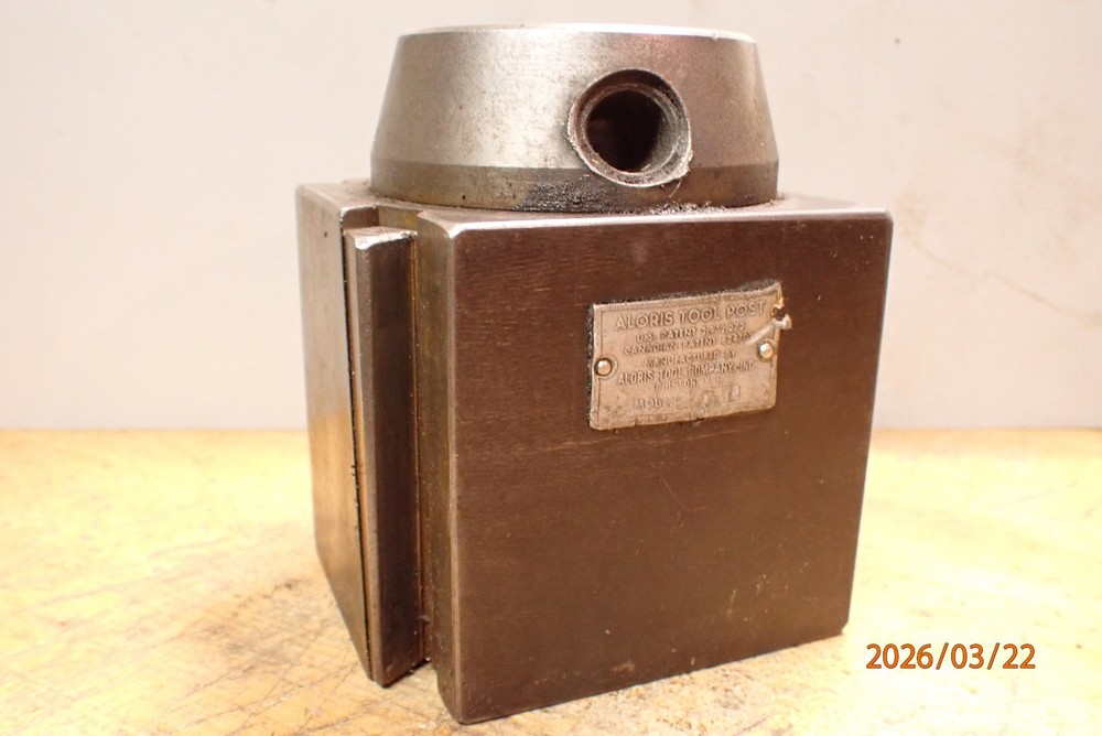 GENUINE ALORIS CA QUICK CHANGE TOOL POST FOR METAL LATHE MISSING HANDLE & T-BLOC