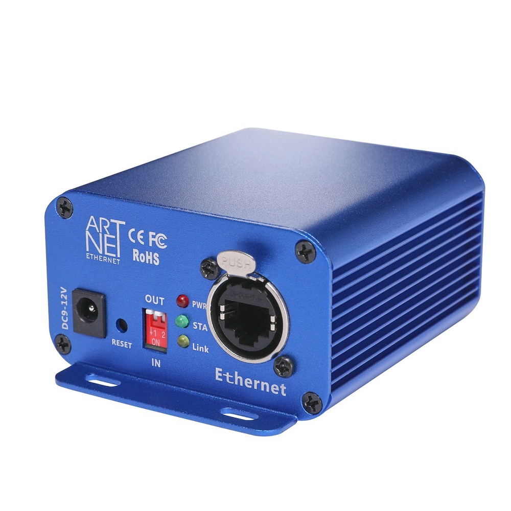 ArtNet To DMX Controller Bi-directional ArtNet DMX Ethernet Lighting Controller