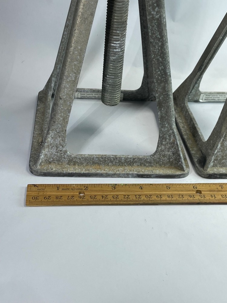 Pair Aluminum RV Stabilizer Stack Jacks | Adjustable 11"–17" | 6000 lb Capacity