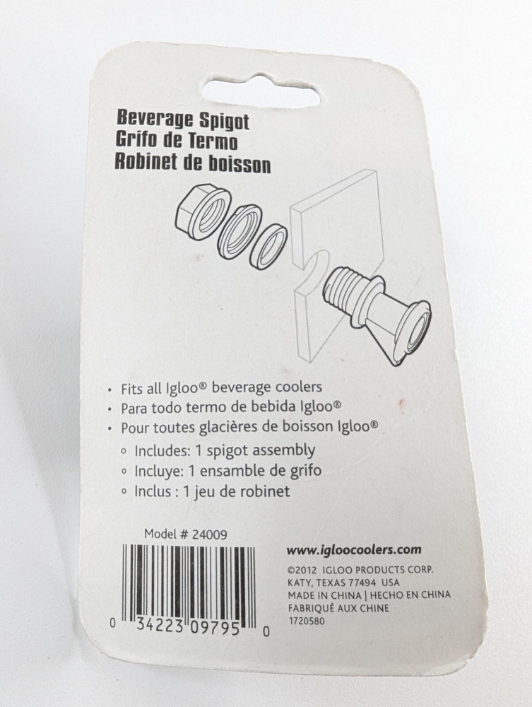 White Igloo Standard Replacement Spigot – Water Cooler Part