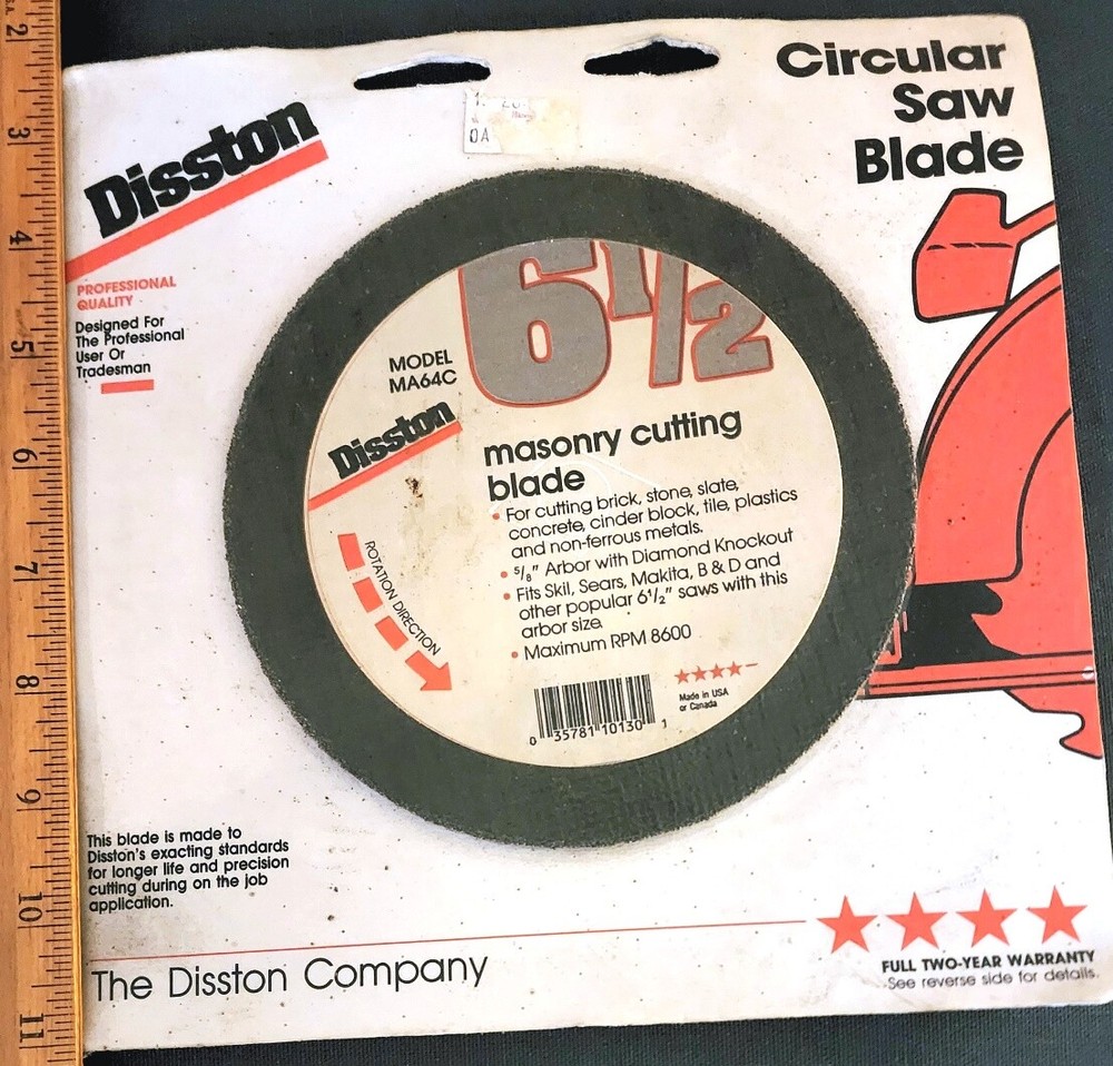 Disston Masonry Cutting Blade MA64C