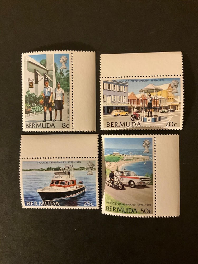 Stamps Bermuda #385-8 never hinged