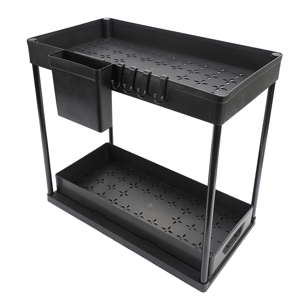 2 Pack Under Sink Organizers And Storage, Pull Out Bathroom Organizer