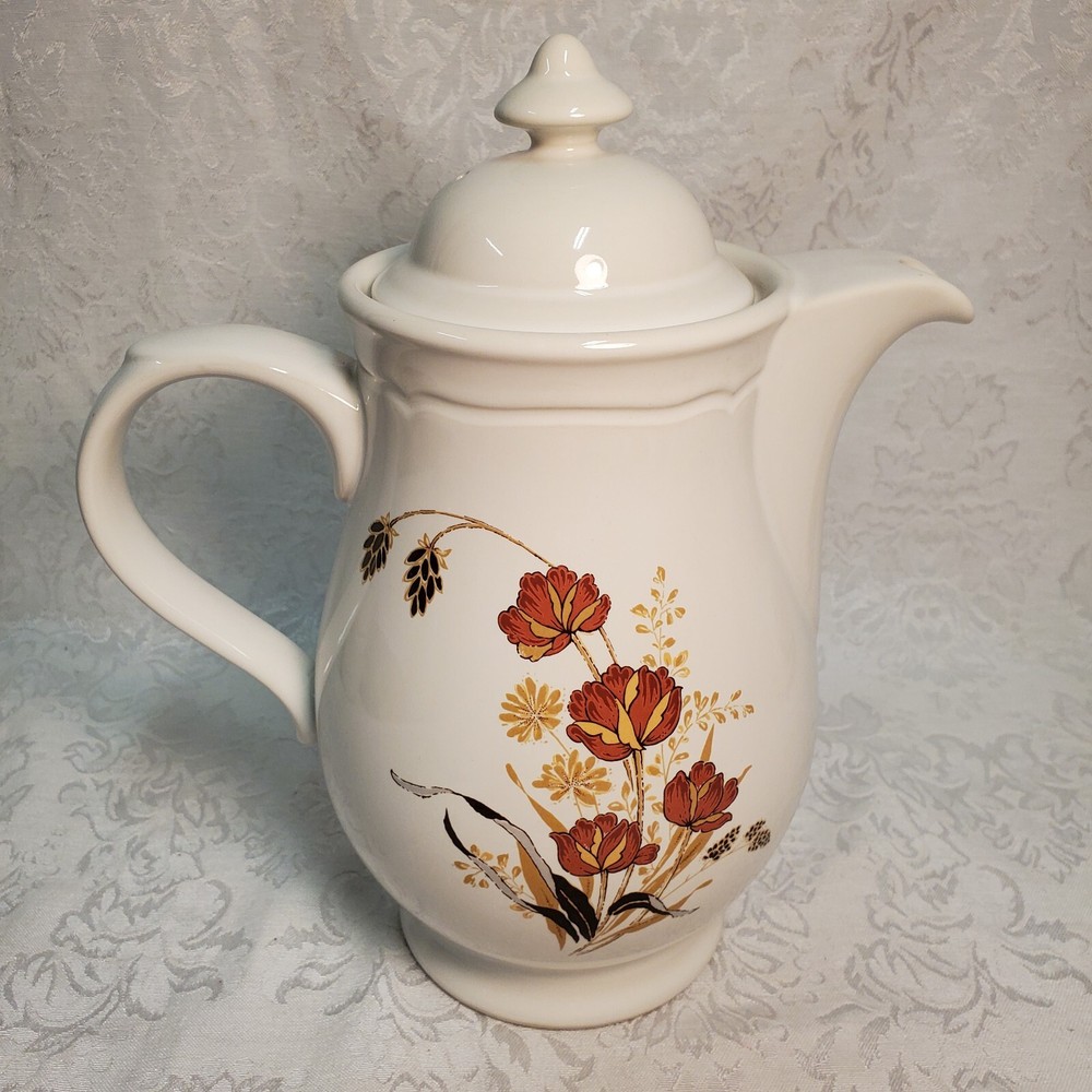 Noritake Stoneware Fall Song - Coffee Pot  - Excellent Condition!