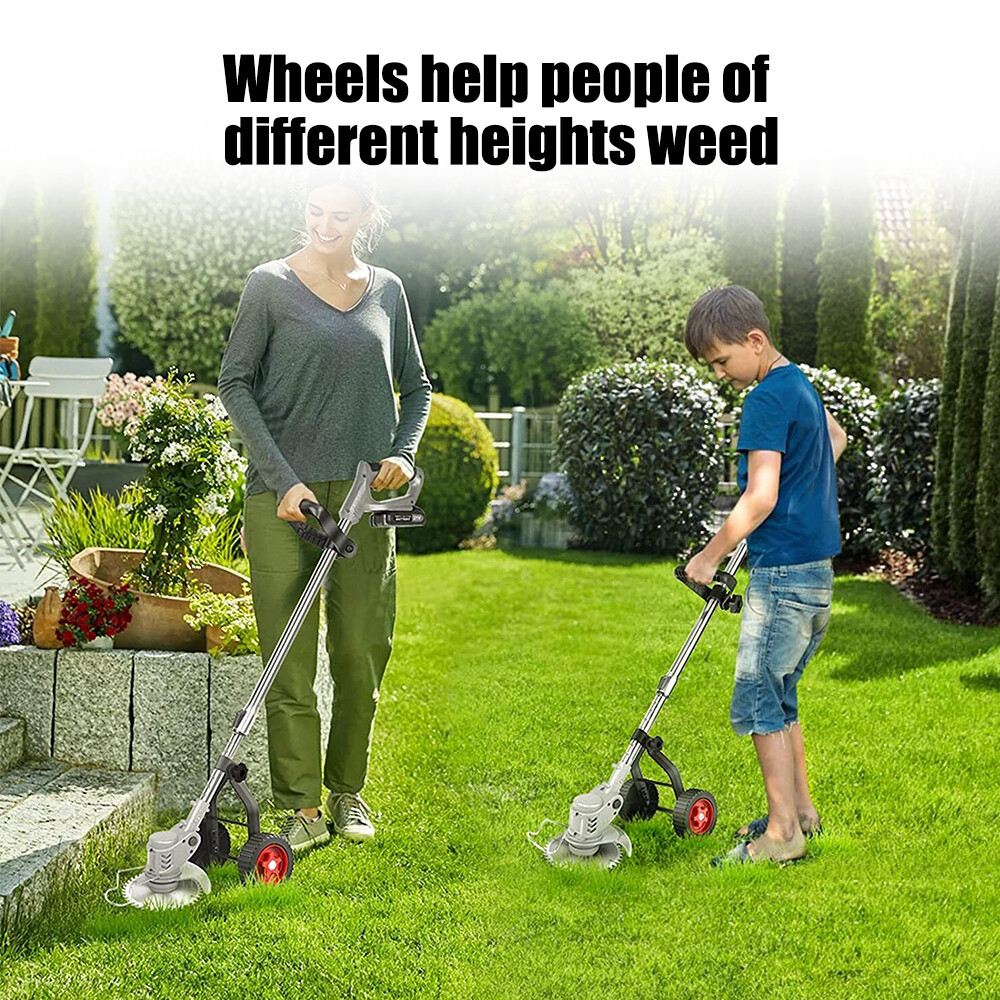 Hot Universal Grass Trimmer Adjustable Support Wheel Ready To Adjust