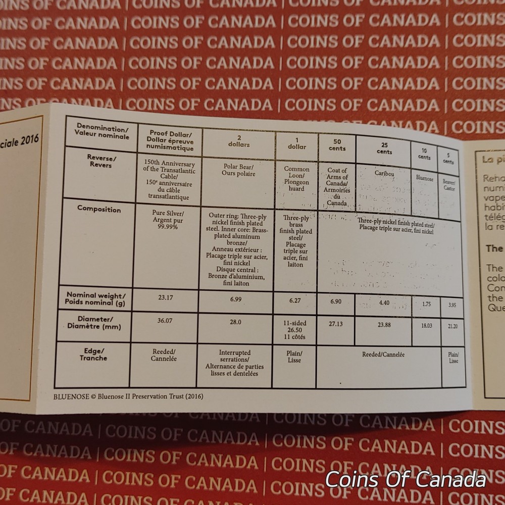 2016 Canada Special Edition Colored Silver Dollar Proof Set #coinsofcanada