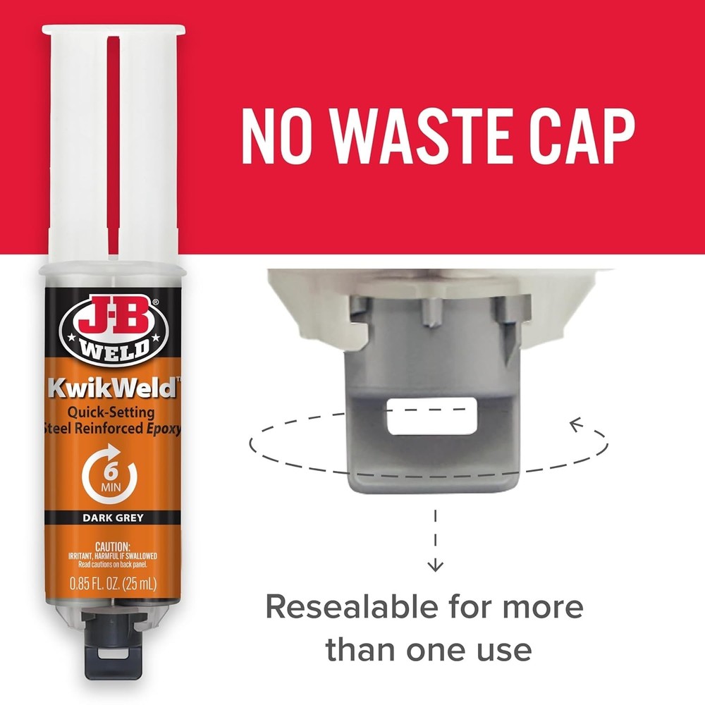 High Strength KwikWeld Epoxy—2 Pack, Water-Resistant for All Surface Repairs