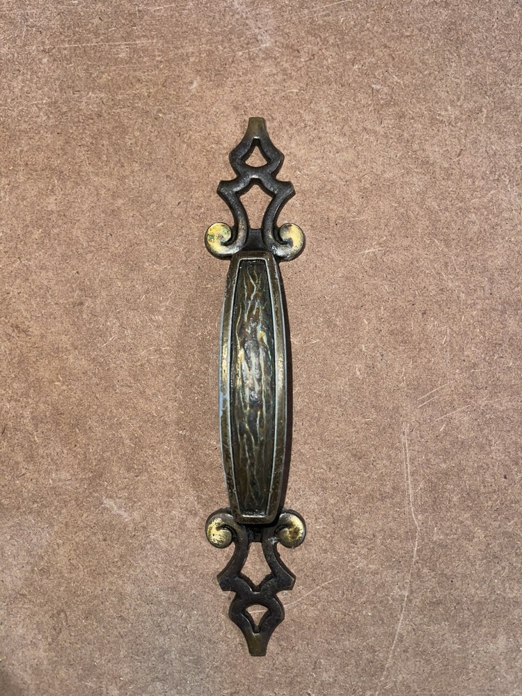French Provincial Cabinet Handle Drawer pull brass 3"centers