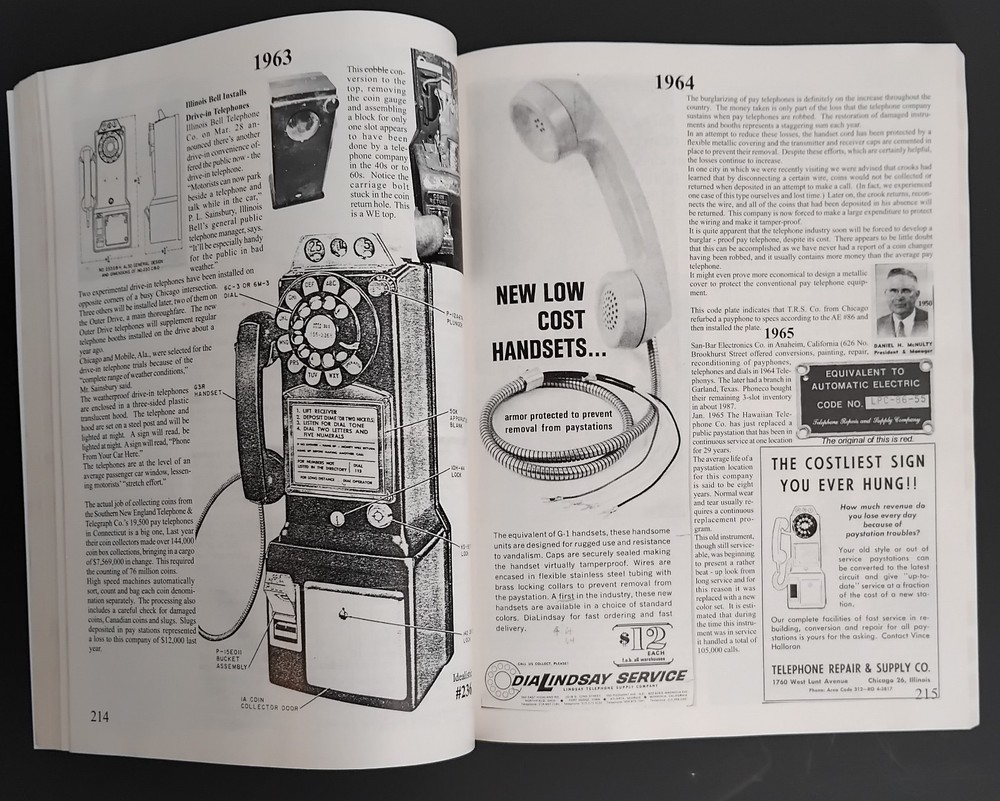 Payphone History Book by Ron Knappen