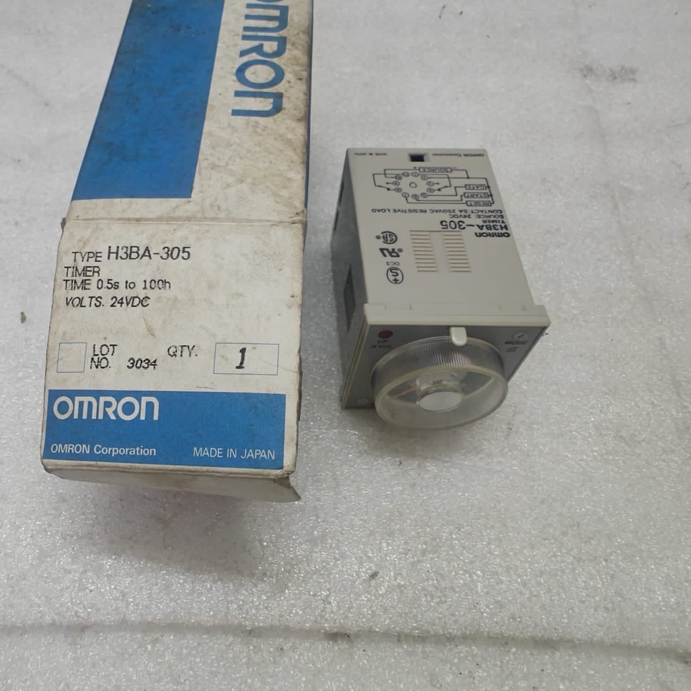OMRON TIMER H3BA-305 24VDC