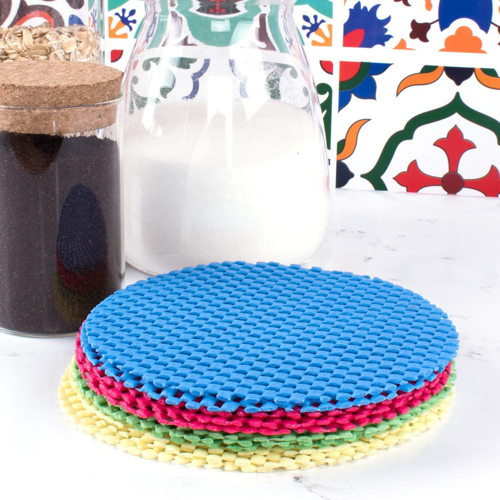 12 Pack Multi-Purpose Manual Jar Gripper Pad Rounds, Bottle Openers