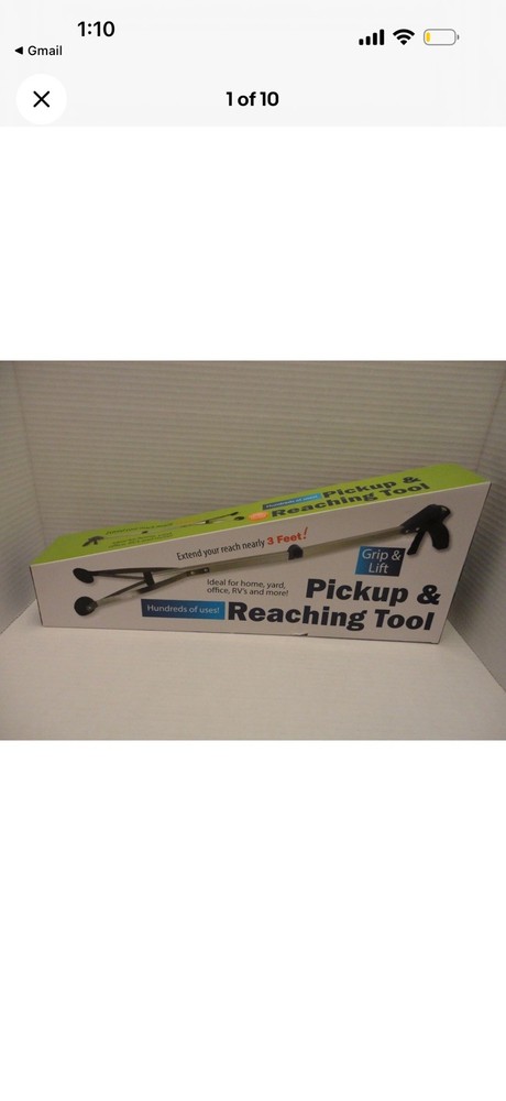 “Foldable 2-piece reaching tool”