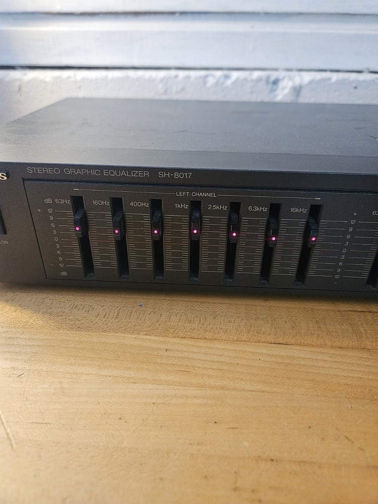 Technics SH-8017 Stereo Graphic Equalizer Tested&Works Vintage