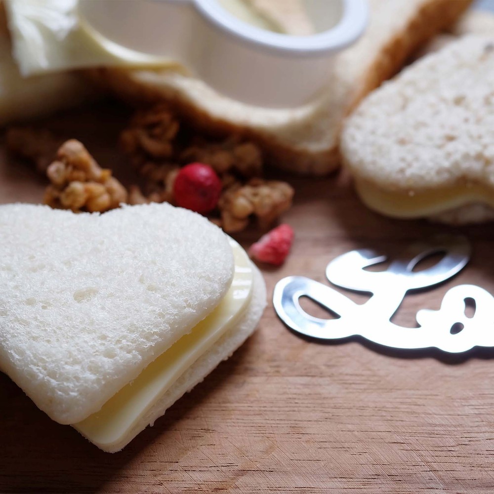 Crustless Sandwich Cutter, Square-Shape(Red)