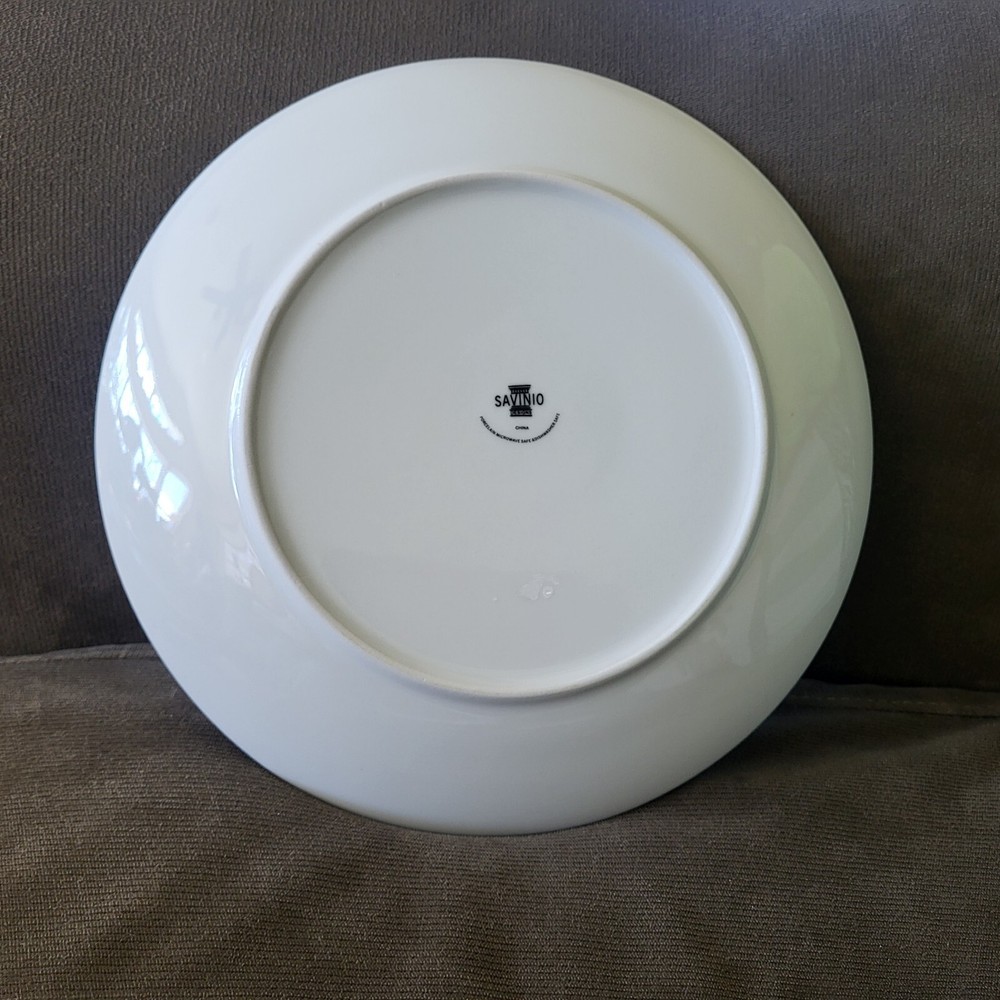 Savinio Cardinal Cake Plate With Server Porcelain