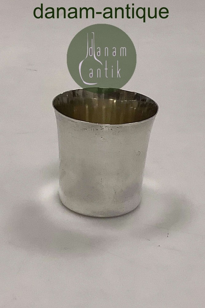 Swedish Silver Cup gold plated inside C.G.H.