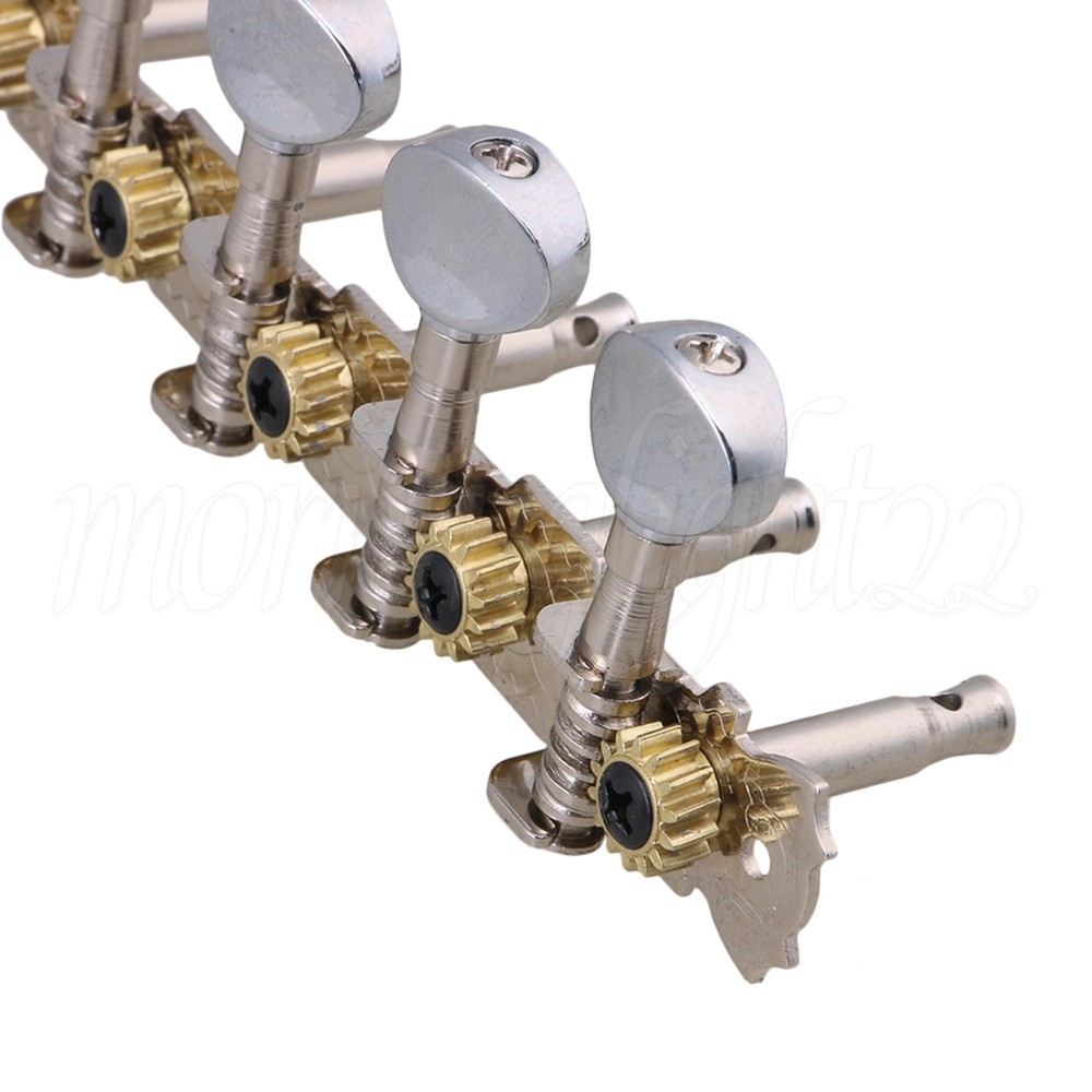 Chrome Metal 12-String Guitar String Tuning Pegs 1L1R