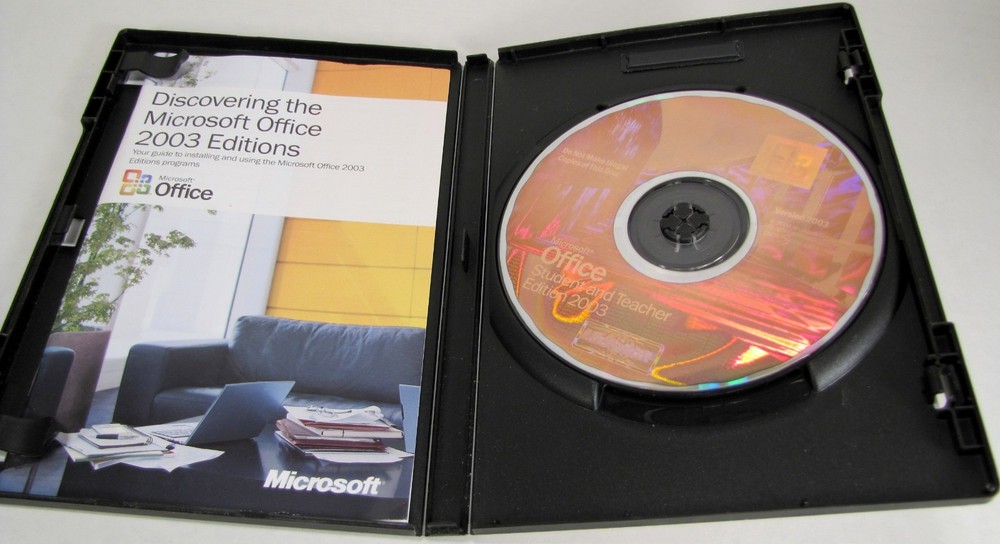 Microsoft Office 2003 Student and Teacher Version w/ Key