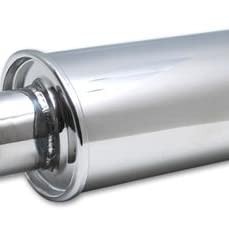 1141 2.5' Ultra Quiet Resonator, Silver