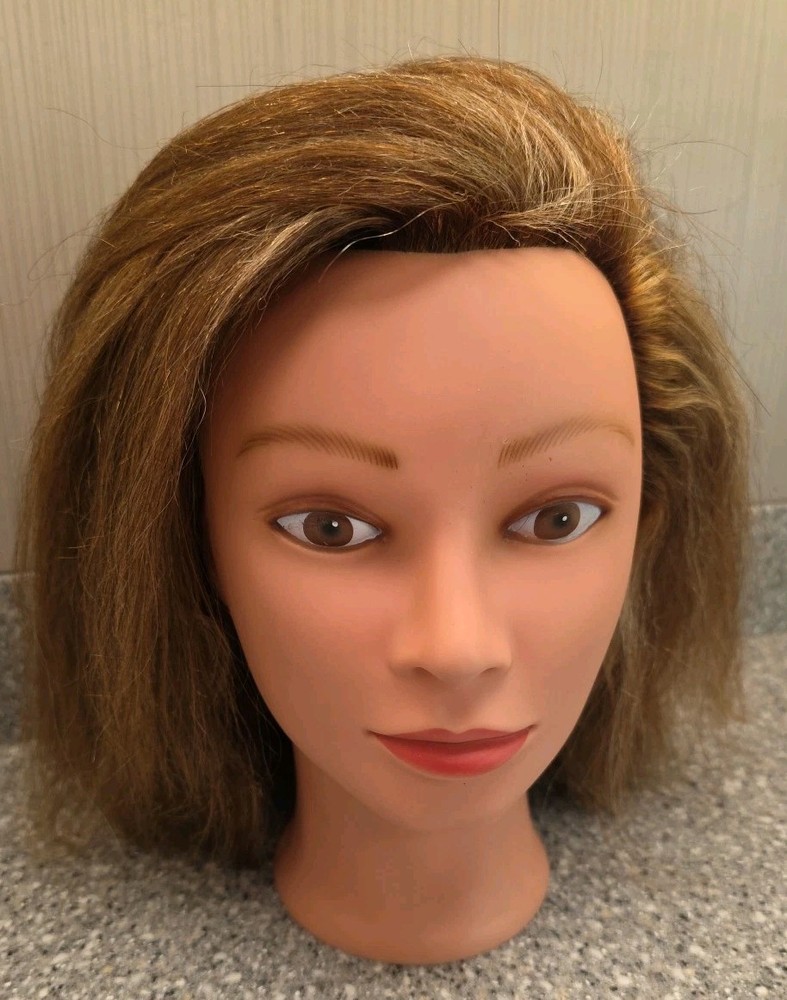 Marianna Mannequin Miss Ameri-Kin 14112 Manikin Head Real Hair Cosmetology